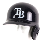 2013 Sean Rodriguez Tampa Bay Rays Postseason Game Worn Batting Helmet (MEARS LOA/MLB Hologram)