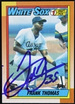 1990 Frank Thomas Chicago White Sox Signed Rookie Trading Card (JSA)