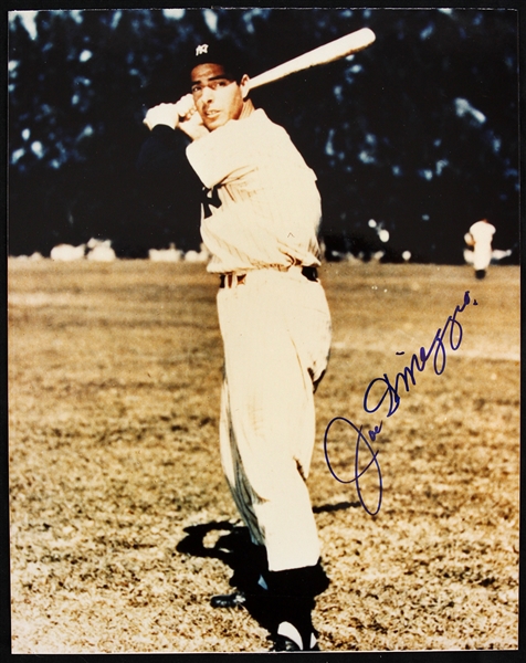 1990s Joe DiMaggio New York Yankees Signed 8" x 10" Photo (JSA)
