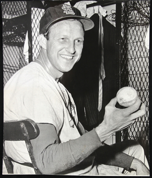 1960-63 Stan Musial St. Louis Cardinals 6.5" x 8" Original Photo