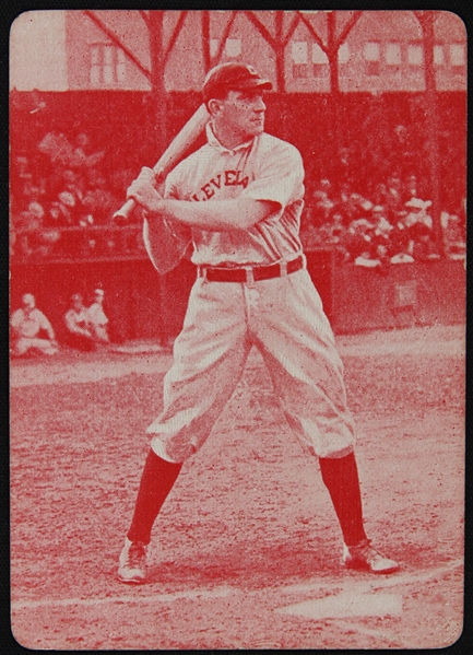 1913 Napoleon LaJoie Cleveland Indians Parker Brothers Game Card 