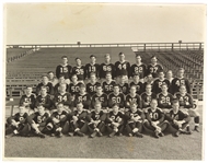 1941 Green Bay Packers 11" x 14" Original Team Photo w/ Curly Lambeau, Don Hutson, Tony Canadeo & More