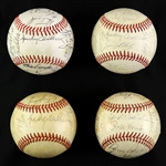 1978-85 Detroit Tigers Team Signed OAL Baseballs - Lot of 4 w/ 1978, 1982, 1983 & 1985 (JSA)