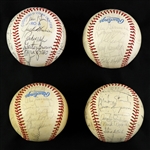 1978-85 Detroit Tigers Team Signed OAL Baseballs - Lot of 4 w/ 1978, 1982, 1983 & 1985 (JSA)