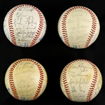 1978-85 Detroit Tigers Team Signed OAL Baseballs - Lot of 4 w/ 1978, 1982, 1983 & 1985 (JSA)