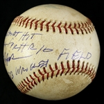 1973 (July 3rd) Mike Schmidt Philadelphia Phillies Game Used Homerun #10 Baseball (MEARS LOA/JSA)