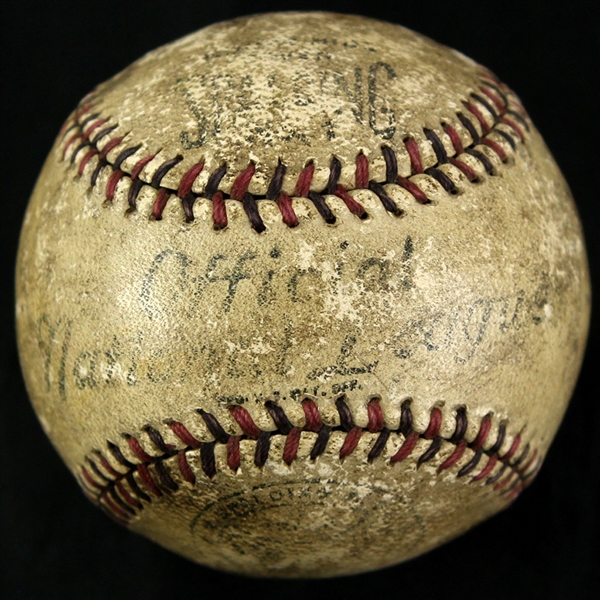 1911 Official National League Thomas Lynch Baseball (MEARS LOA)