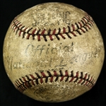 1911 Official National League Thomas Lynch Baseball (MEARS LOA)