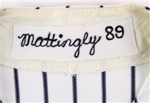 1989-1990 Don Mattingly New York Yankees Game Worn Jersey W/ Billy Martin Number (MEARS A9.5)