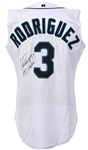 1997 Alex Rodriguez Seattle Mariners Signed Game Worn Home Jersey Vest (MEARS A10/JSA)