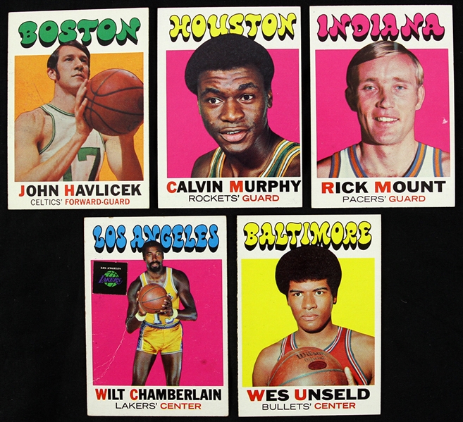 1970-71 Topps Basketball Trading Cards - Lot of 95 Cards