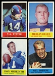 1964 Philadelphia Football Trading Cards - Lot of 57 Cards