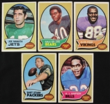 1970 Topps Football Trading Cards - Lot of 229 Cards