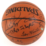 1997-98 Chicago Bulls NBA Champions Team Signed ONBA Stern Game Basketball w/ 17 Signatures Including Michael Jordan, Scottie Pippen, Dennis Rodman, Phil Jackson & More (UDA, MEARS LOA/JSA)