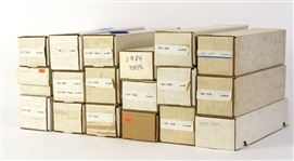 1971-85 Topps Baseball Trading Card Sets - Lot of 7,500+ Cards
