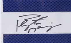 2012 Peyton Manning Indianapolis Colts Signed 35 x 43 Framed Jersey (JSA)