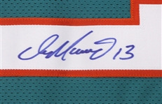 1998 Dan Marino Miami Dolphins Signed 34 x 44 Framed Jersey (JSA)