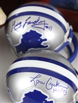 1980's-2000's Detroit Lions Detroit Tigers Signed Collection - Lot of 11 w/ Mini Helmets, Footballs & Framed Photos (JSA)