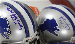1980's-2000's Detroit Lions Detroit Tigers Signed Collection - Lot of 11 w/ Mini Helmets, Footballs & Framed Photos (JSA)