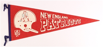 1960's-2000's Football Full Size Pennant Collection - Lot of 7