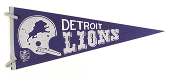 1960's-2000's Football Full Size Pennant Collection - Lot of 7