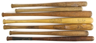 1930's-80's Store Model Baseball Bat Collection - Lot of 31 w/ Mickey Mantle H&B Little League Decal Bat & More 