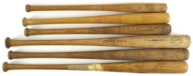 1930's-80's Store Model Baseball Bat Collection - Lot of 31 w/ Mickey Mantle H&B Little League Decal Bat & More 