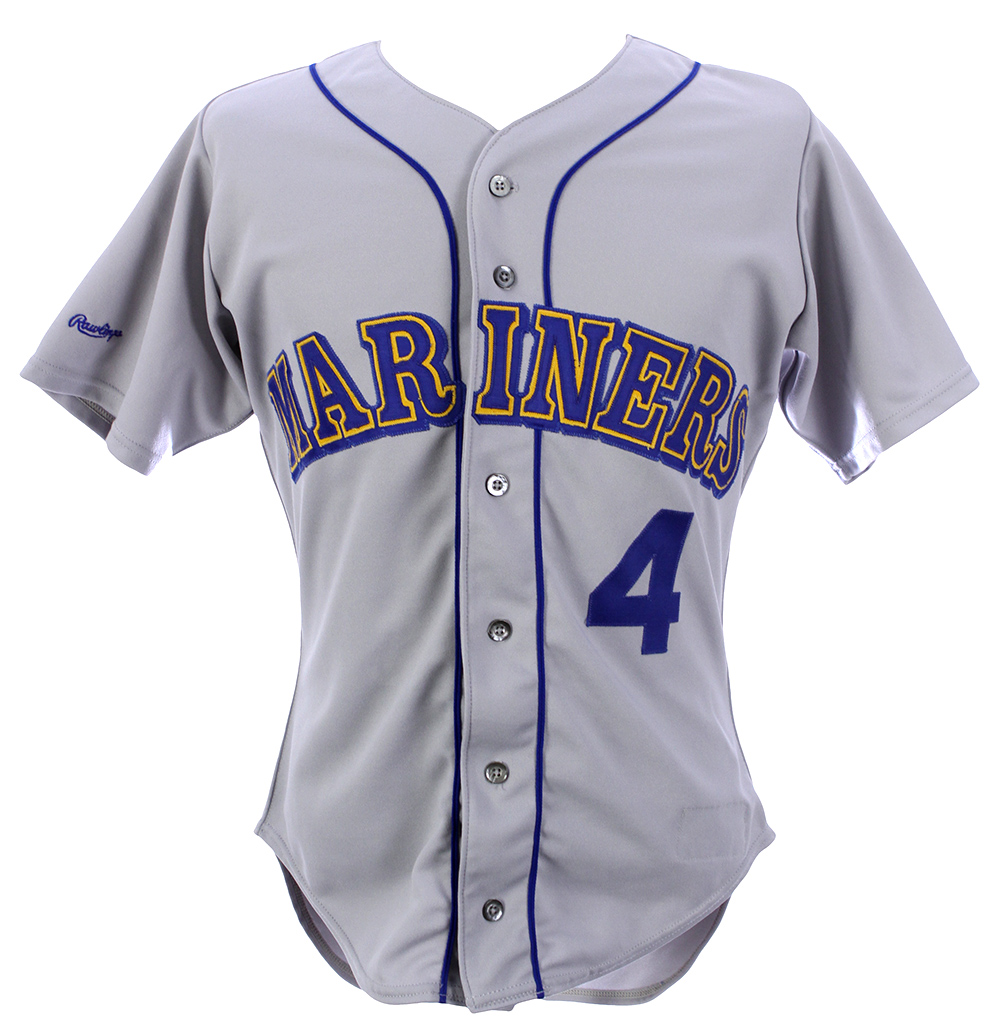 Lot Detail - 1987 Harold Reynolds Seattle Mariners Game Worn Road