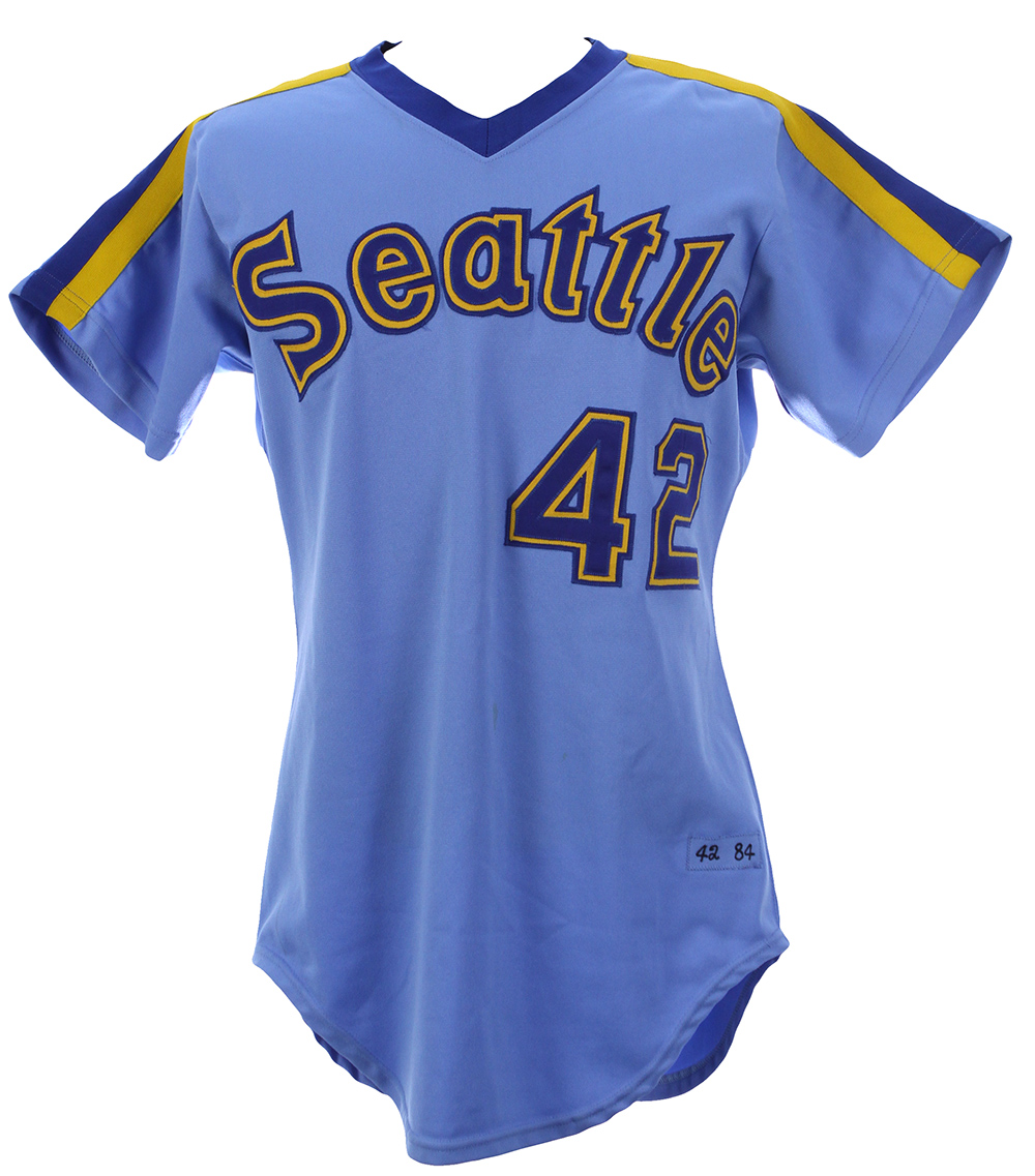 Lot Detail - 1984 Dave Henderson Seattle Mariners Game Worn Road