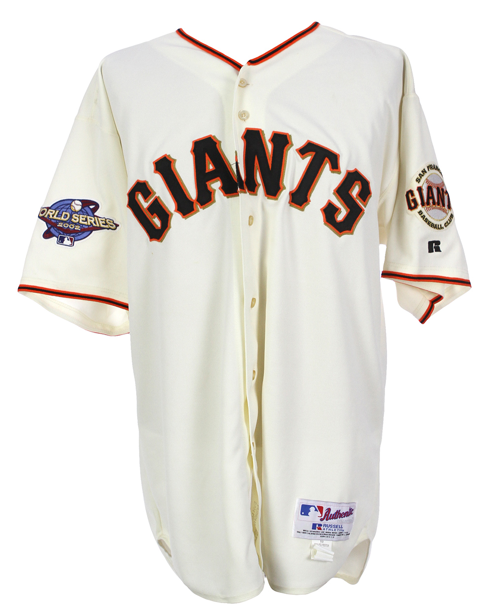 2002 MLB World Series Logo Jersey Patch San Francisco Giants