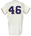1970-71 Dave Baldwin Milwaukee Brewers Game Worn Home Jersey (MEARS A10) Inaugural Season
