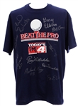 1990s Todays TMJ4 Beat The Pro Multi Signed Charity Golf T-Shirt w/ 10 Signatures Including Ray Nitschke, Bo Ellis, Gorman Thomas & More (JSA)