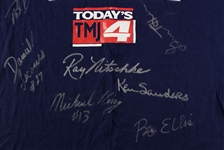 1990's Today's TMJ4 Beat The Pro Multi Signed Charity Golf T-Shirt w/ 10 Signatures Including Ray Nitschke, Bo Ellis, Gorman Thomas & More (JSA)