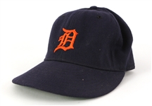 1983-86 Lance Parrish Detroit Tigers Game Worn Cap (MEARS LOA)