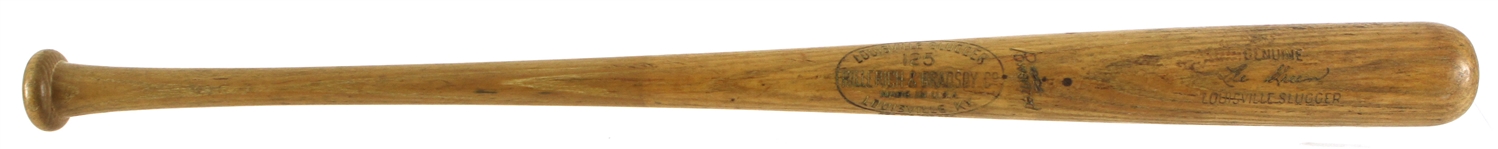 1962-64 Lee Green Minor Leagues H&B Louisville Slugger Professional Model Game Used Bat (MEARS LOA)