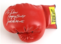 2000s Jake LaMotta "Raging Bull" World Middleweight Champion Signed Everlast Boxing Glove (JSA)