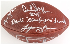 1996 Hall of Fame & Star Multi Signed Super Bowl XXX Football w/ 11 Signatures Including Dick Butkus, Fred Biltenikoff, Lynn Swann  & More (JSA)