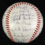 1965 Cleveland Indians Official Joe Cronin American League Team Signed Baseball (33 signatures/JSA)