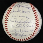1965 Cleveland Indians Official Joe Cronin American League Team Signed Baseball (33 signatures/JSA)