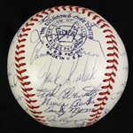1965 Cleveland Indians Official Joe Cronin American League Team Signed Baseball (33 signatures/JSA)