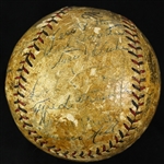 1927 (July 29) Pittsburgh Pirates Brooklyn Robins Multi Signed ONL Heydler Forbes Field Game Used Baseball w/ 14 Signatures Including Lloyd Waner (Rookie Season) & More(MEARS LOA)