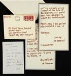Ali MacGraw 6"x 9" Autographed Letters Signed (JSA)