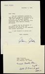 Alan Alda 6"x 8" Typed Letter Signed (JSA)