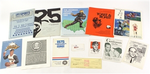 1960s-2000s Warren Spahn Milwaukee/Atlanta Braves Personal Memorabilia Collection - Lot of 13 w/ Signed Check, Programs & More (JSA) From Spahn Estate