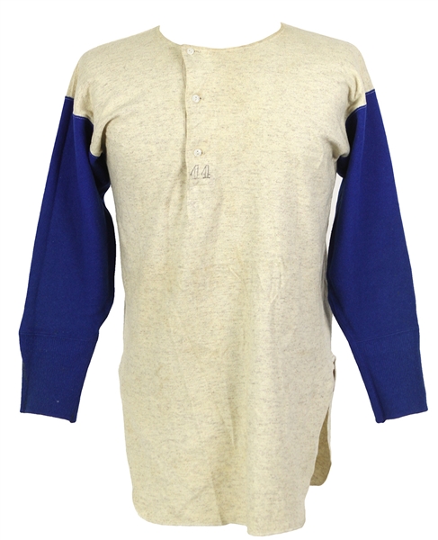 1954-55 Walter Alston Brooklyn Dodgers Game Worn Undershirt (MEARS LOA/Family Letter)