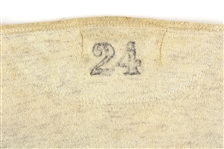 1954-55 Walter Alston Brooklyn Dodgers Game Worn Undershirt (MEARS LOA/Family Letter)