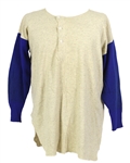 1961-63 Walter Alston Los Angeles Dodgers Game Worn Undershirt (MEARS LOA/Family Letter)