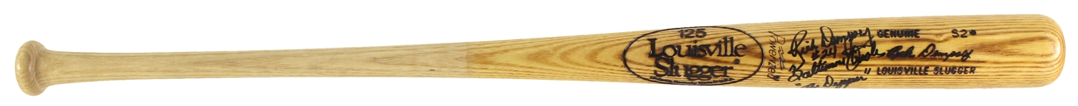 1980-83 Rick Dempsey Baltimore Orioles Signed Louisville Slugger Professional Model Bat (MEARS LOA/JSA)