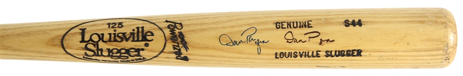 1985 Dan Pasqua New York Yankees Signed Louisville Slugger Professional Model Bat (MEARS LOA/JSA)