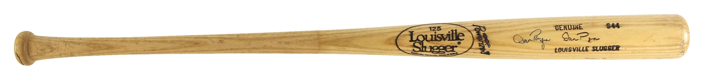 1985 Dan Pasqua New York Yankees Signed Louisville Slugger Professional Model Bat (MEARS LOA/JSA)